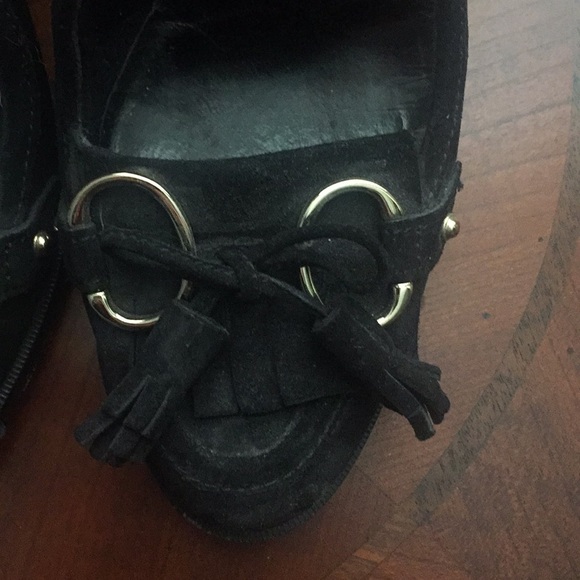 Gucci horsebit black suede heels - Picture 3 of 6